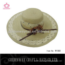 Grandes sombreros de playa para damas